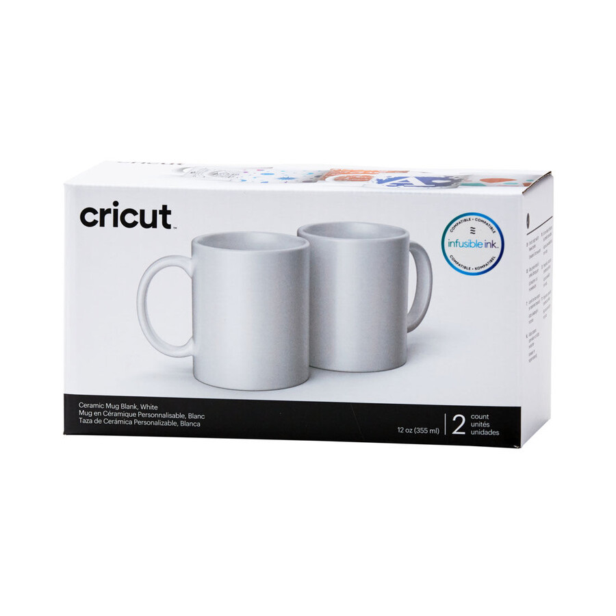 rohling für keramiktasse weiß - 12 oz340 ml 2 stück