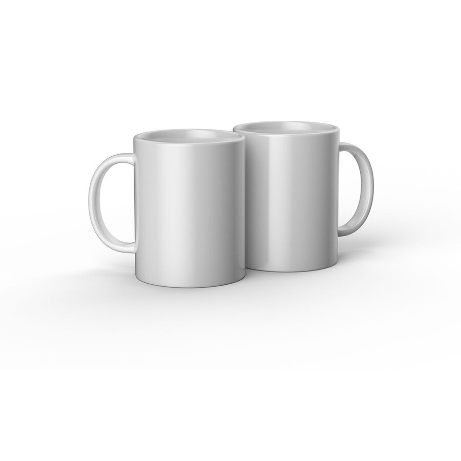 keramikbecher-rohling weiß - 15 oz425 ml 2 stück