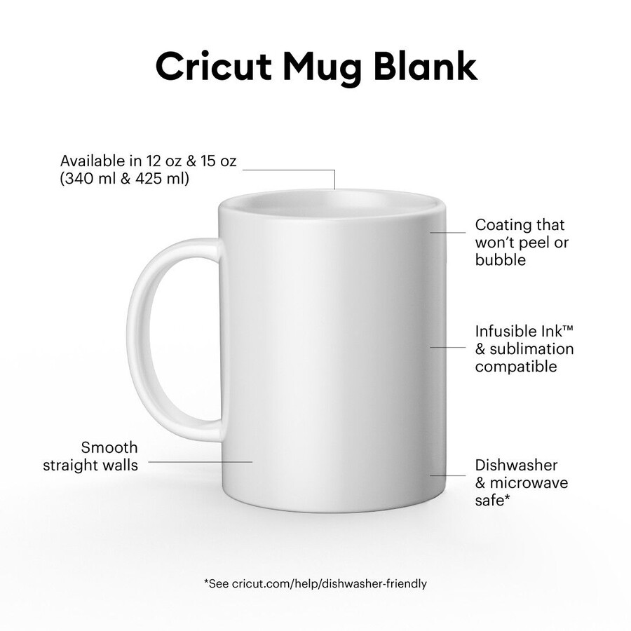 rohling für keramiktasse weiß - 15 oz425 ml 6 stück