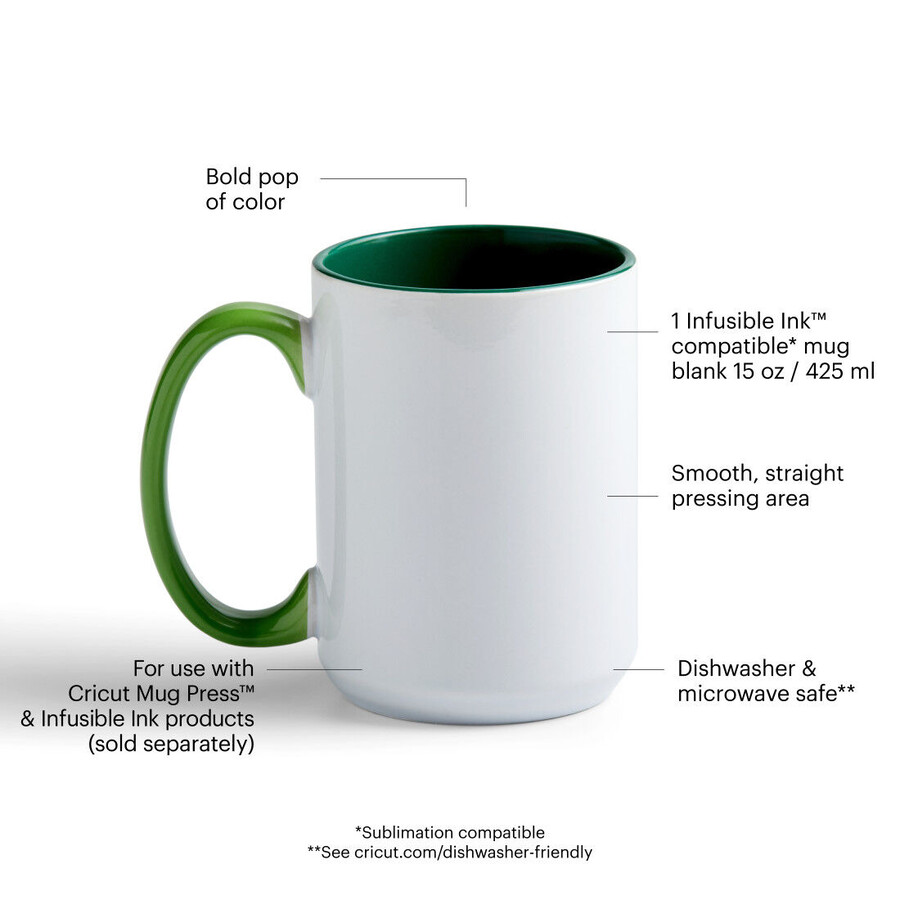 rohling für keramiktasse mit abgeschrägter kante – 15 oz425 ml 1 stück