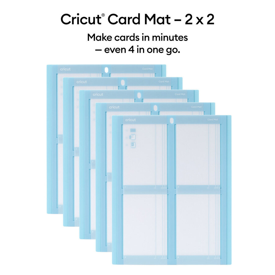 kartenmatte – 2x2 5 stück
