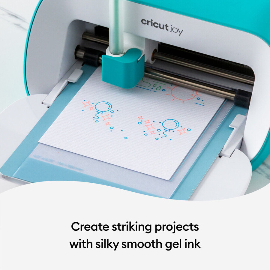 cricut joy glitzer-gelstifte 08 mm neon 3 stück