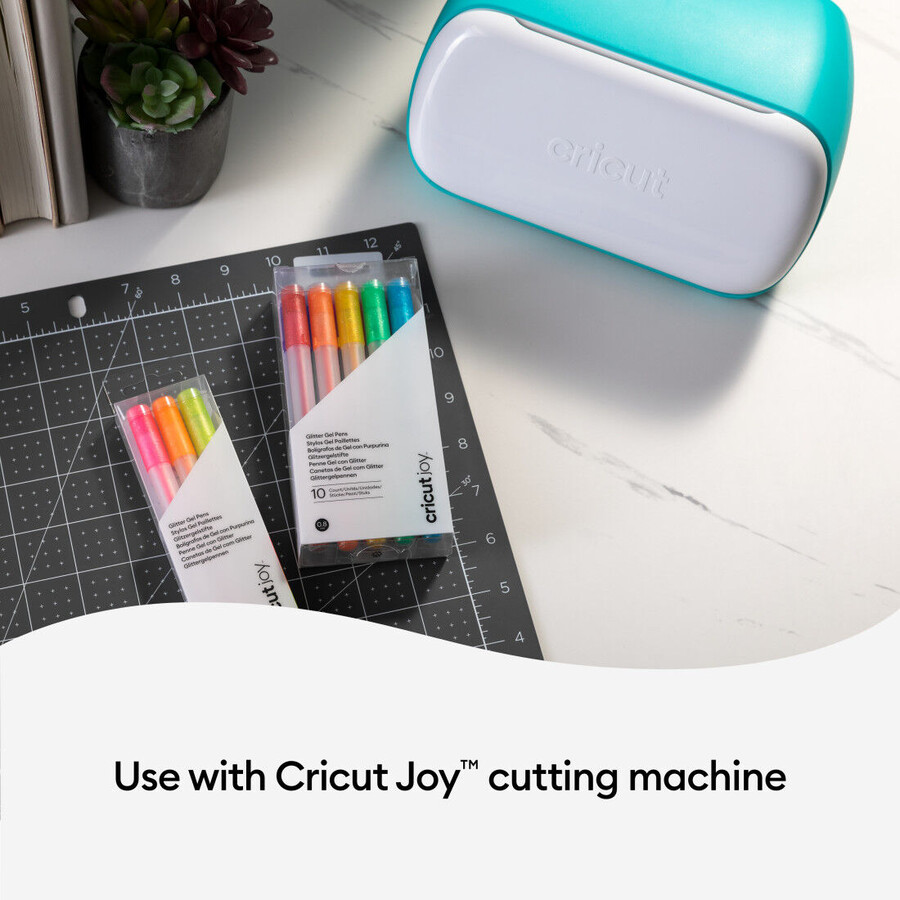 cricut joy glitzer-gelstifte 08 mm neon 3 stück