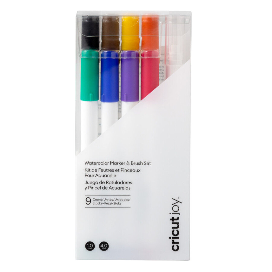 cricut joy aquarellmarker- und pinselset 9-teilig