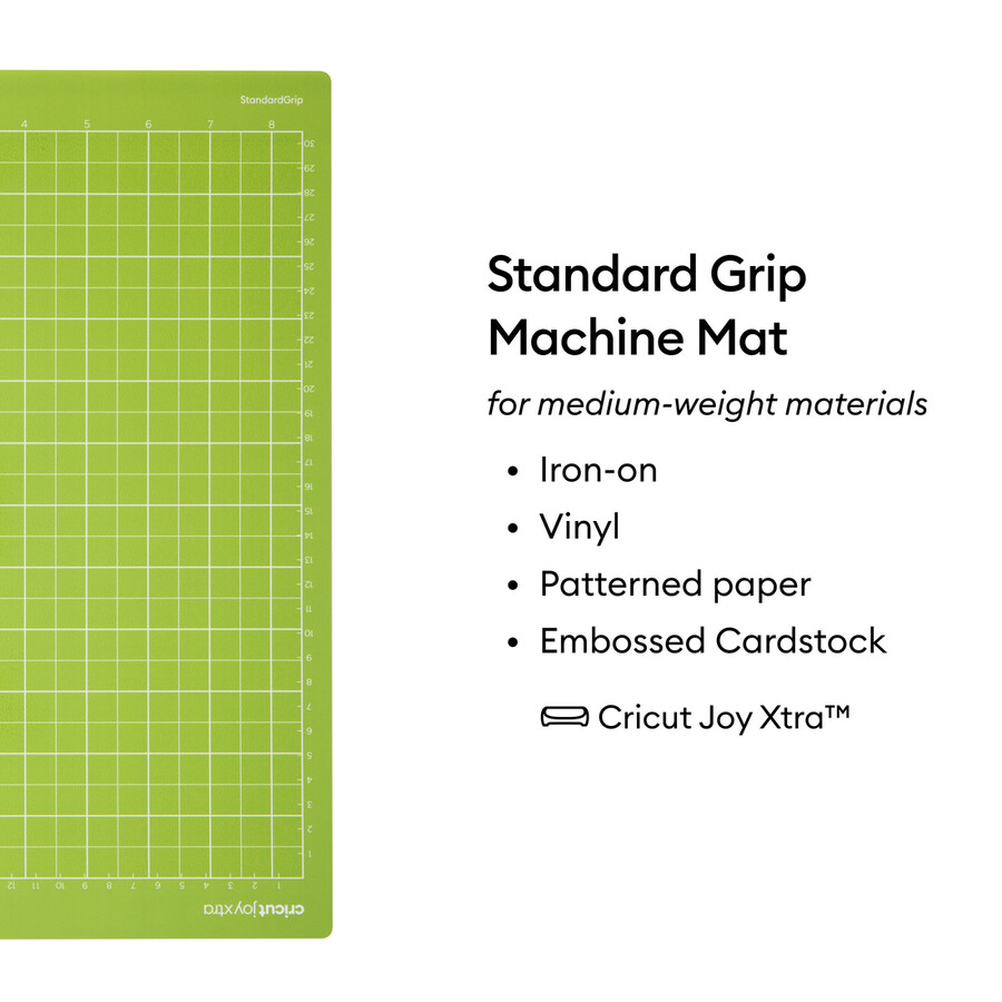 cricut joy xtra standard grip maschinenmatte