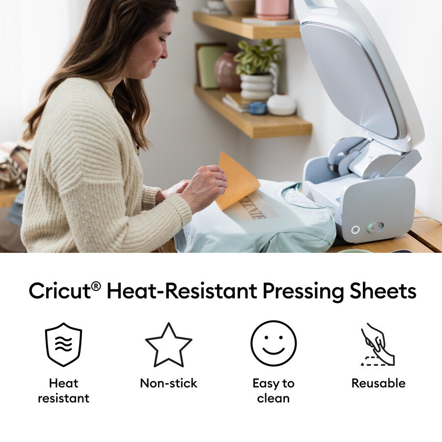 cricut hitzebeständige pressfolien - 12 zoll x 16 zoll 3 stück
