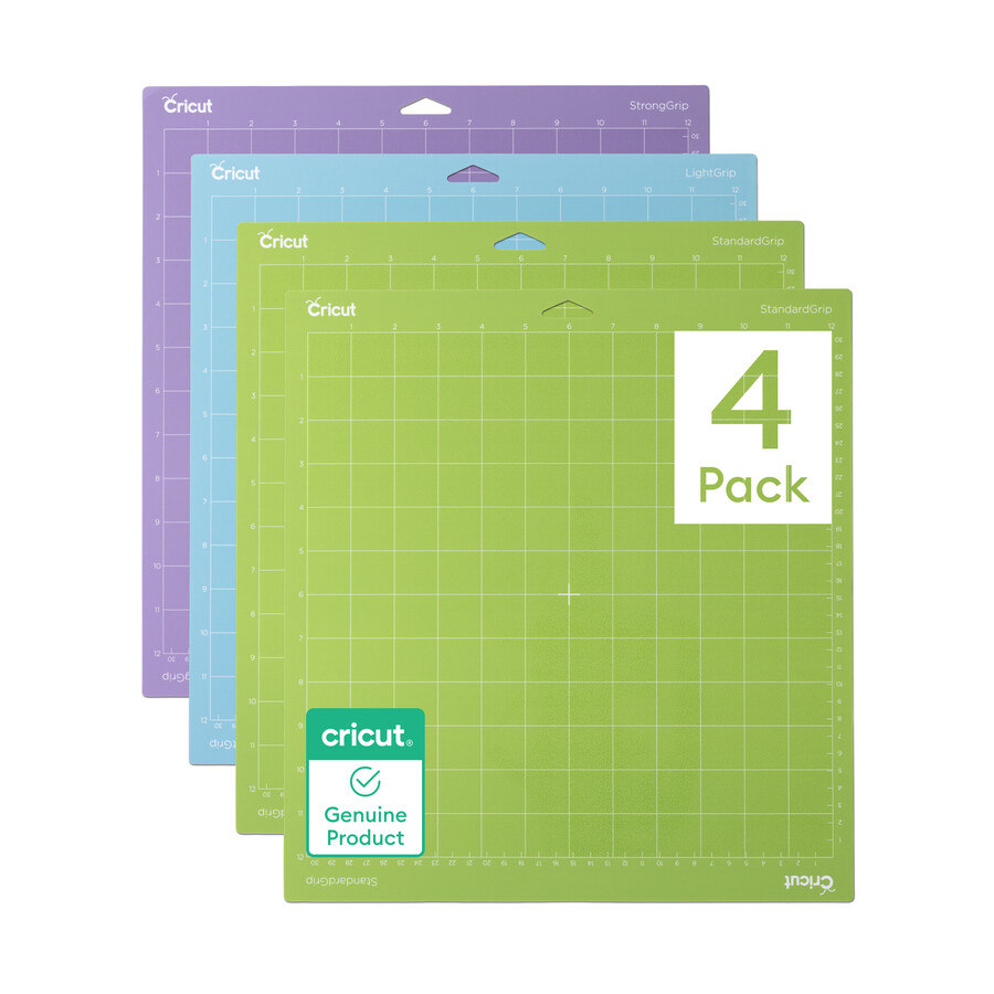 cricut schneidematten-sortiment – 12 zoll x 12 zoll 4 stück