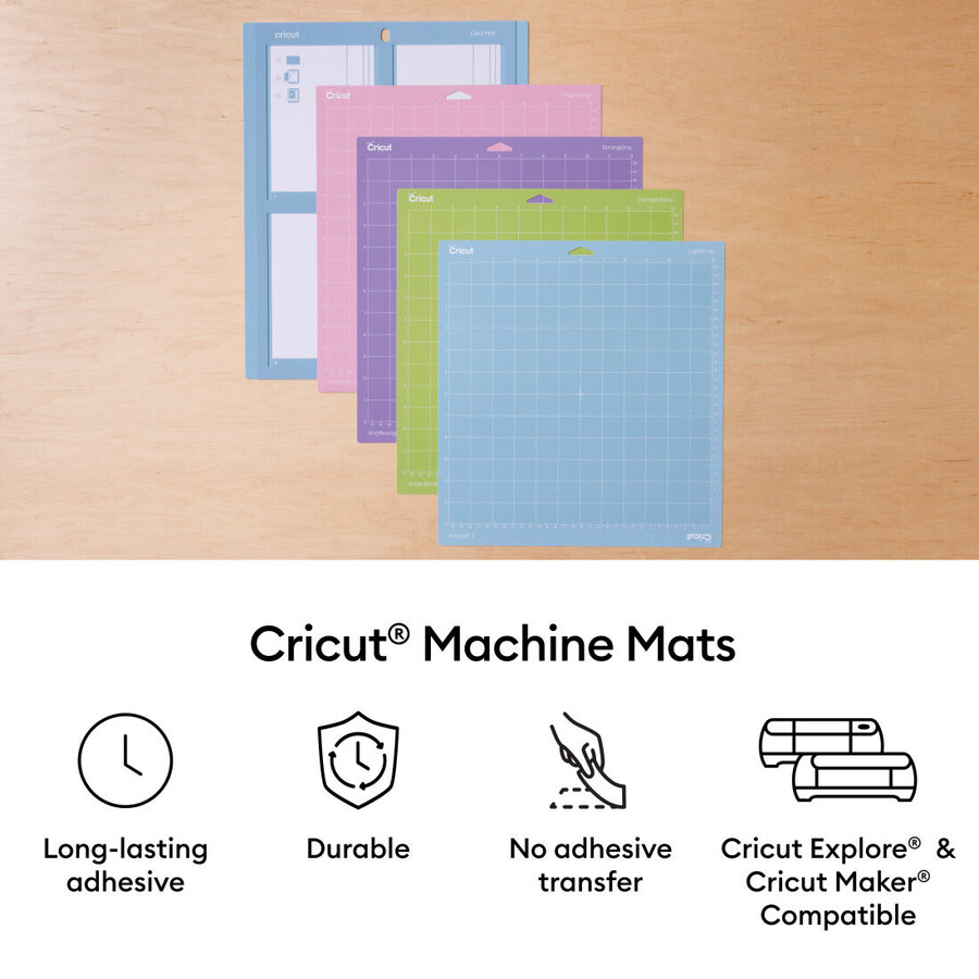 cricut standard grip schneidematte - 12 zoll x 12 zoll 6 stück