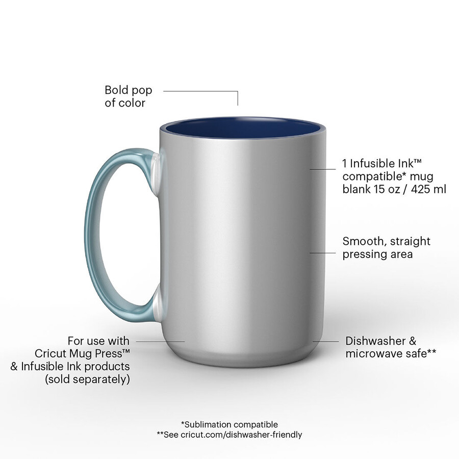 rohling für keramiktasse mit abgeschrägter kante – 15 oz425 ml 1 stück