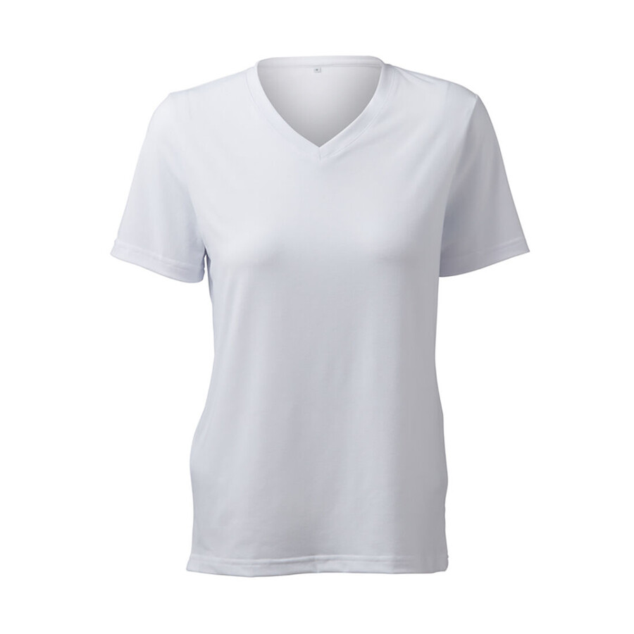 damen-t-shirt unbedruckt v-ausschnitt