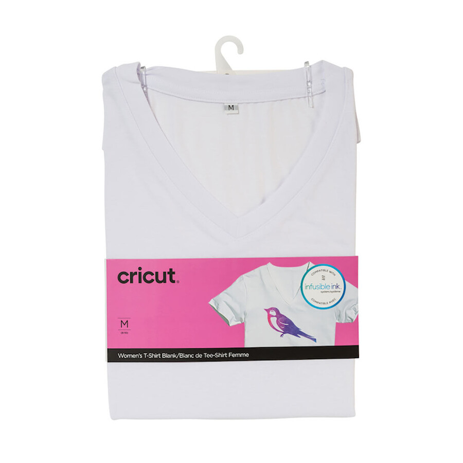 damen-t-shirt unbedruckt v-ausschnitt